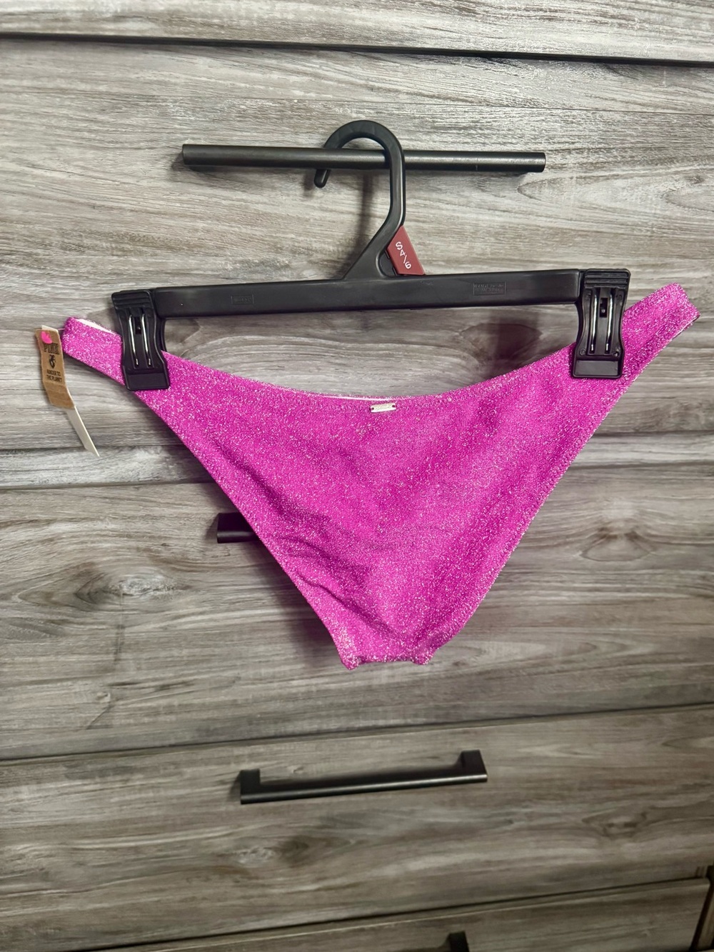 PINK Victoria's Secret Sparkle Hot Pink Bikini Bottom